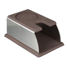 Scarlet Espresso Tamping Station Professional Tamper Mat Stainless Steel Tamping brown