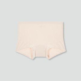 JAJU Perfect 120s Modal No-Line Boyshort Panties_Beige