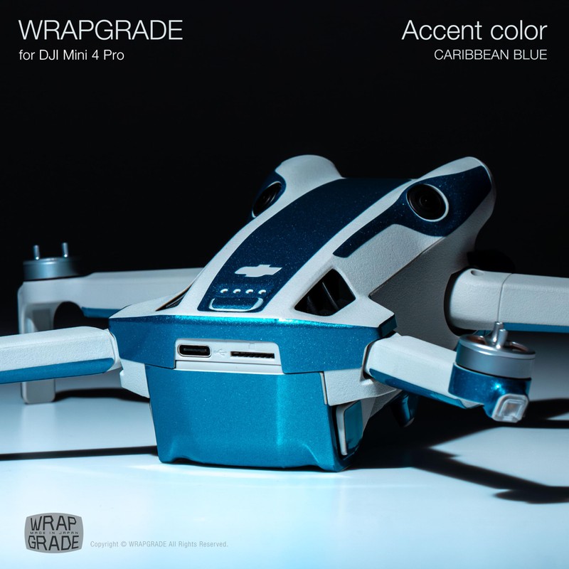 WRAPGRADE Skin Stickers Compatible with DJI Mini 4 Pro |