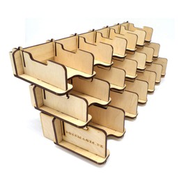 docsmagic.de Card Holder - 18-Compartment 1500+ Mini Cards - Card Holder