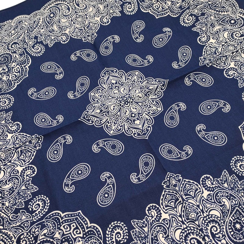 kakatrend Bandana, Paisley, 100% Cotton, Triangular Width, Adult, Fashionable, Handkerchief,