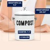 Granrosi Countertop Compost Bin Kitchen - 1.3 Gal Indoor Compost