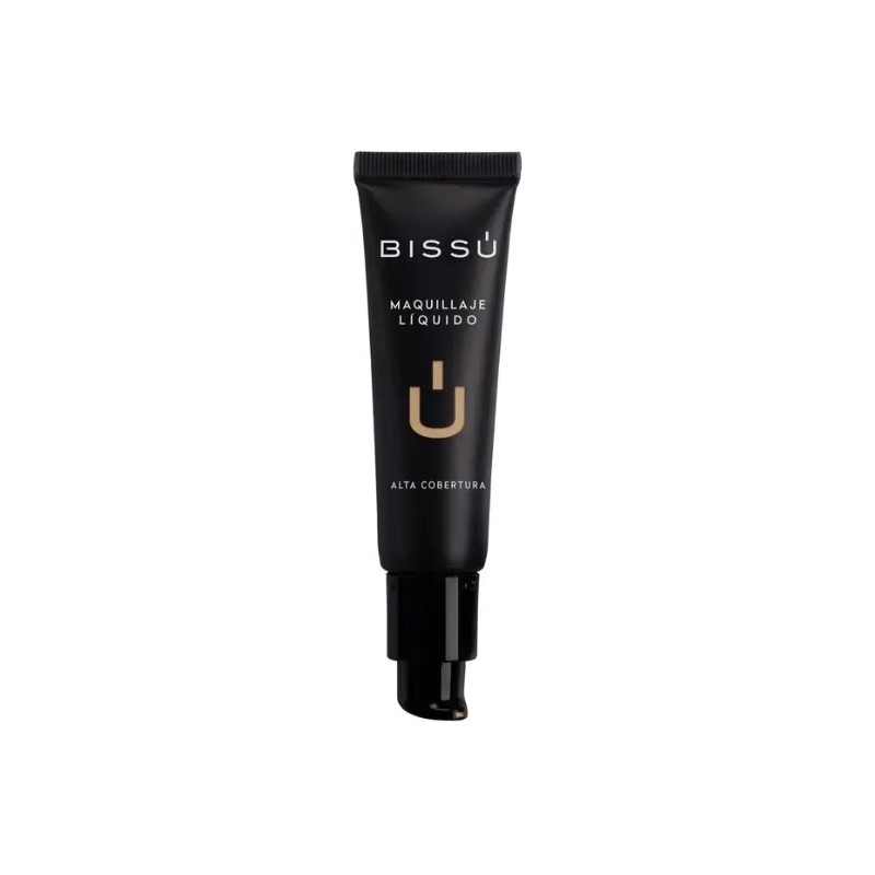 Maquillaje Liquido Alta Cobertura Biss Tonos 06 Brownie Enchispado