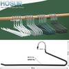 HOSUR Pants Hangers, Pants Hangers, Non-slip, Set of 8, For