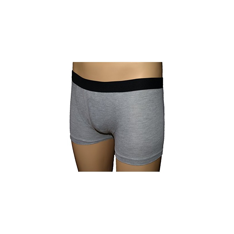 P&S Healthcare 2X-Large Grey Mens Incontinence Trunk
