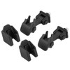 2 Pairs Front Hood Lock Safety Lock & Bracket Hood