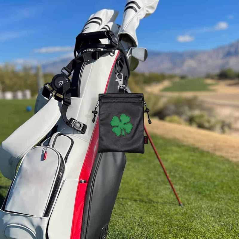 Golf Pouch Golf Ball Tennis Ball Storage PU Bag Ball