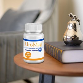 UroMag Sugar-Free Magnesium Oxide Supplement, 100 Count, Low Dosage Magnesium Alternative