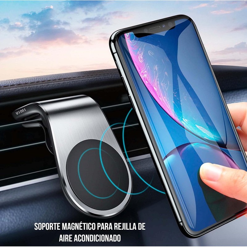 Vimi Soporte De Auto Clip para Celular Magnético con Imán