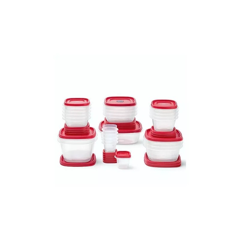Rubbermaid 50-Piece EasyFind Lids Vented Food Storage Set
