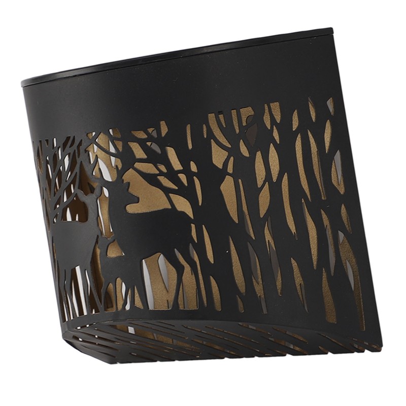 Outdoor Wall Light Solar Powered Wall Mounted Plastic and Iron