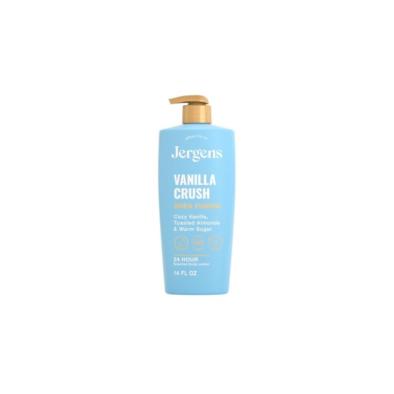 Jergens Vanilla Crush Shea Fusion, Loción Corporal Perfumada Para la
