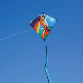 In the Breeze 3277 - Mare & Foal 30" Diamond Kite - Fun, Easy Flying Kite