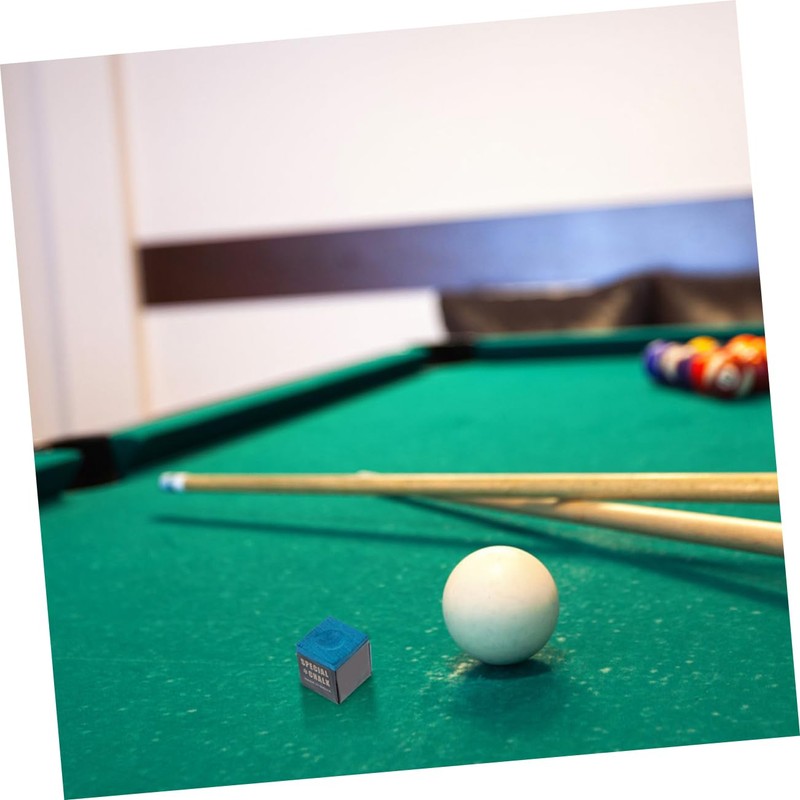SUPVOX 24Pcs Billiard Cue Chalk A Grade Blue Pool Stick