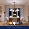 FLSNT 60W Equivalent LED Globe Candelabra Bulbs, Dimmable G16.5 LED