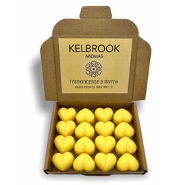 Wax Melts - Frankincense and Myrrh | 16 Pack | Strong Scented | Made in The UK | Plastic Free | Vegan