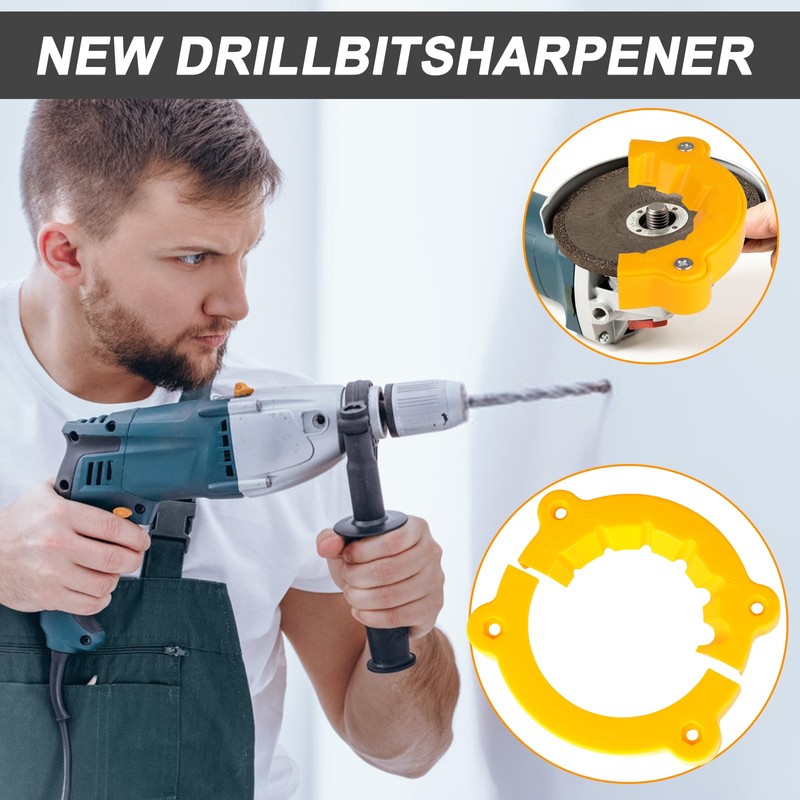 Drill Sharpener for All Bits, Portable Drill Grinding Drill Tip,