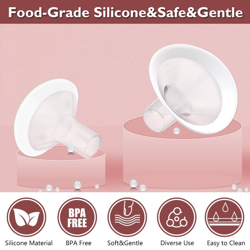 2pcs 14mm Soft Rim Flanges with 106 Degree Wider Opening