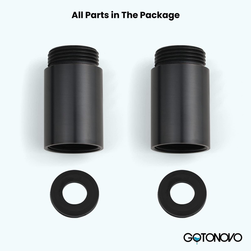 gotonovo 2 Inch Oil Rubbed Bronze Extension Tube for Shower