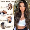 DOULIKE 20 Inch Curly Clip In Hair Extensions 200g 4PCs