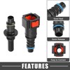 A ABSOPRO Car Fuel Line Hose Quick Release Connector Kit