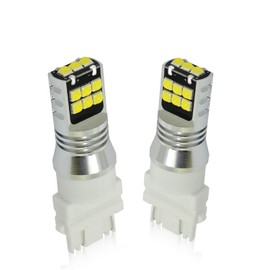 Stark Projector LED Bulb 3157 Strobe LED High Power Flip Chip Fits T25 3155 3457 4057 for Back Up Lights Reverse Lights Tail Light 6000K White (Upgraded, Pack of 2)
