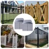 3.1x3.1" Metal Post Caps, 10 Pcs Fence & Deck Post