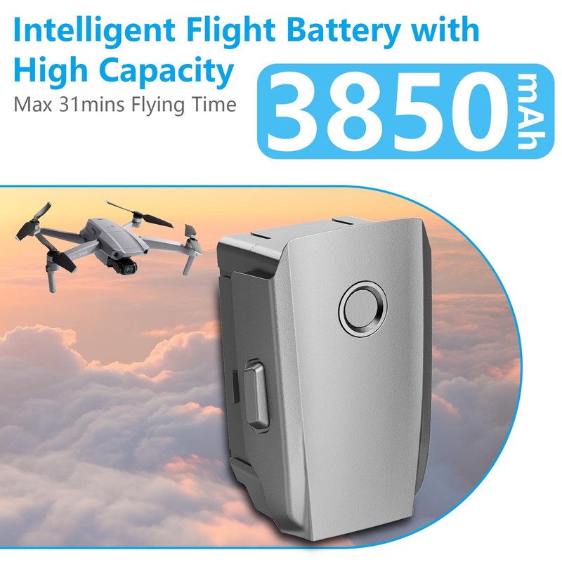 Dregin Mavic 2 Pro Battery 3850mAh 15.4V,31 Minutes Flight Time