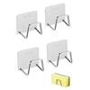 4 Pack Sponge Holder Sink Caddy for Kitchen Accessories -