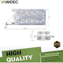 𝐔𝐩𝐠𝐫𝐚𝐝𝐞 YMEDX700XL0 YMEDX700XW0 MEDX700AG1 YMEDB835DW4 MED8200FC1 MEDX500XW1 Dryer Heating Element kit Replacement for Maytag Dryer Include Thermostat, Thermal Fuse