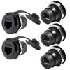 PENGLIN 5PCS Waterproof RJ45 CAT6A/6/5E Panel Mount Connector