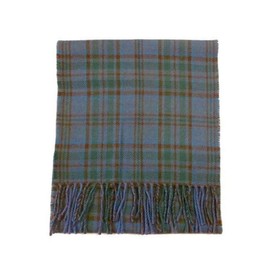 USA Kilts Irish County Wicklow Wool Tartan Plaid Scarf Made In Scotland