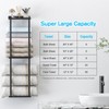 Liuoud Towel Rack for Bathroom, Wall Mounted Vertical Rolled Towel