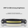 LED Headlamp Portable USB Rechargeable Silicone COB Flood Headlight with