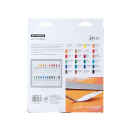 Paintersisters® Oil Paint Set - 24 Tubes 12 ml Each Fine Artist Quality Oil Paint for Painting on Canvas Stretcher Frame Starter Set