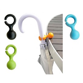 ZooooM ZM-MARUKORO Set of 3 Umbrella, Hook, Hanger, Holder, Accessories, Marking, Umbrella Stand, Folding Umbrella, Lightweight, Rain or Shine, Outing, Rainy Season, Goods, Cafes, Restaurants,
