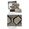 Belkut Diamond Python Snake Leather Bifold Wallet, Short Wallet, Python
