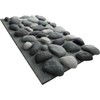EverStone River Rock Faux Rock Panel, 49"W x 24 3/4"H