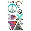 Tattoo Stickers Variety Design Mark 2 Pieces Triangle Triangle Pyramid