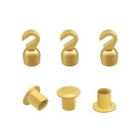 Shell Hook and Nut Set Fit for Older Style Grandfather or Grandmother Clock Weight Shell Hook and Nut, 3PCS