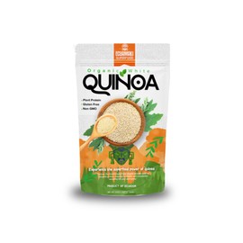 EcuaMaki 100% Organic Quinoa White - 1,1 Lbs (17.6 oz) - 500 grams Gluten Free Quinoa Non GMO Organic Quinoa Vegetable Protein White Quinoa