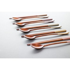 (Chilmong) Domestic Oun Lacquer Wooden Cutlery Set 24cm (1 Person) / (칠몽)국내산 오운 옻칠 나무 수저세트 24cm 1인용
