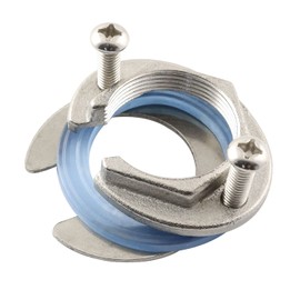 Faucet Fixing Tool Set Stainless Steel Kitchen Faucet Antiloosing Mounting Nut Kit Wash Basin Tool Set Fastening Circlip Washer Accessory (Dia 31mm)