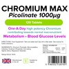 Lindens Chromium Max 1000mcg Picolinate - 120 Tablets | Detox,