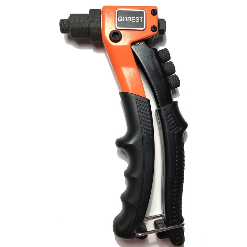 GOBEST pop Rivet Gun Hand Riveter and Rivets Set 2.4-4.8