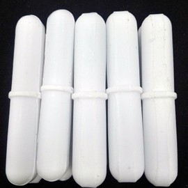 Barra de agitador magnético PTFE para batidor (9 x 45 mm, con forma de anillo, 10 unidades)