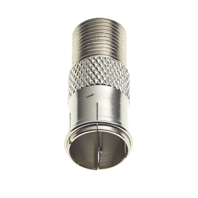 Quick Coupling F Connector, Pack of 5 - 75 Ohm,