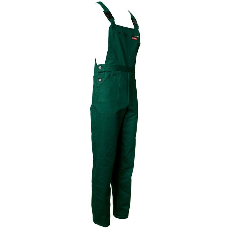 PLANAM BW 270 Work Dungarees in Various Colours, 58, Green