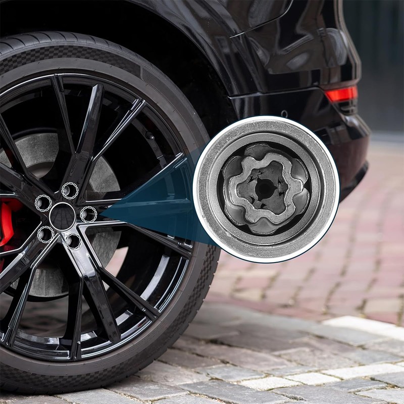 Laroal 1 Set Locking Wheel Nut Removal Tool Wheel Lock