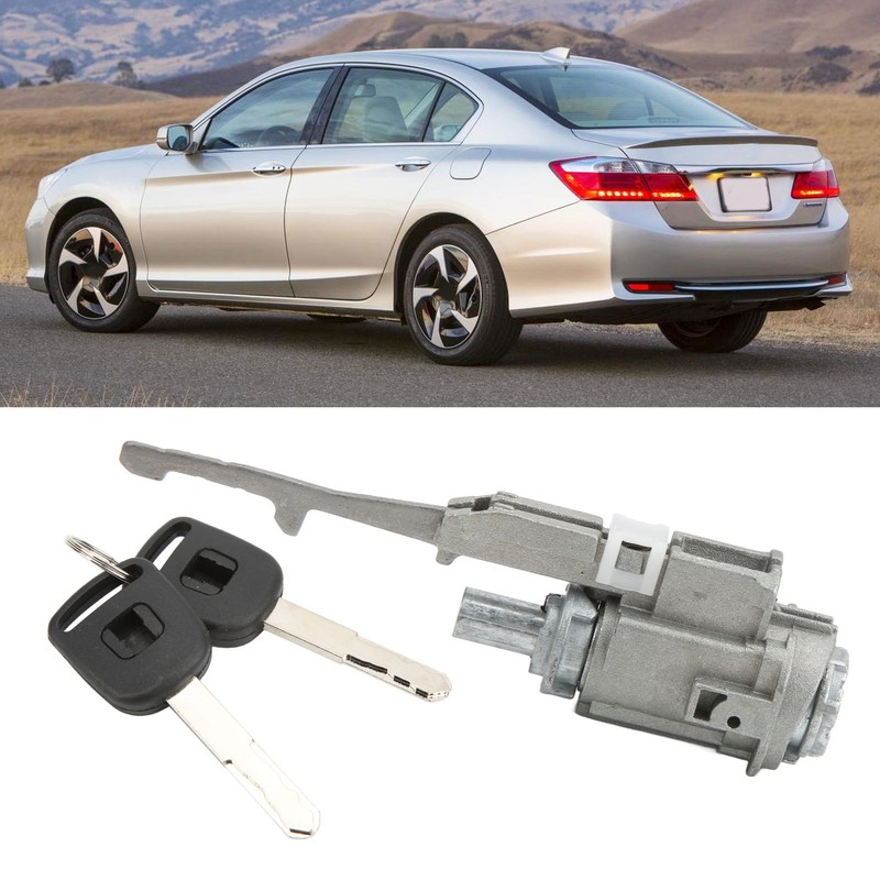 Ignition Switch Lock Cylinder with Keys 35100‑SAA‑901 Replacement for Acura